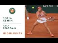 Sofia Kenin vs Ana Bogdan - Round 2 Highlights I Roland-Garros 2020