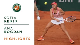 Sofia Kenin vs Ana Bogdan - Round 2 Highlights I Roland-Garros 2020