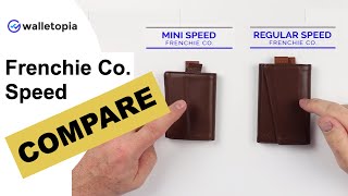 Frenchie Speed Wallet Regular and Mini Comparison!