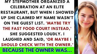 Famous Stepmom Banned Me From Dinner Celebration; I Laughed And Said, 'I'll Talk To The Owner' Because Net Worth