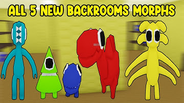UPDATE - How To Find ALL 5 NEW BACKROOMS MORPHS in Find The Backrooms Morphs