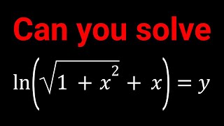 An Interesting Log Equation