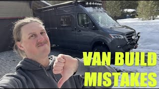Top Things I HATE About My Van Build