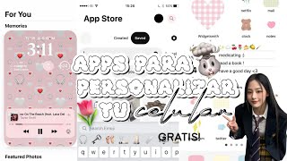 ◌. 𓈀 APPS PARA PERSONALIZAR TU CELULAR 2023