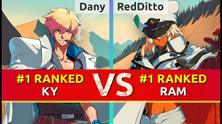 GGST ▰ Dany (#1 Ranked Ky) vs RedDitto (#1 Ranked Ramlethal). High Level Gameplay