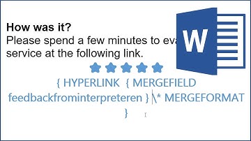 Create dynamic hyperlinks with mail merge for Word in 2025
