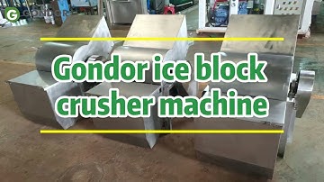 Gondor Commercial Industrial Ice Crusher Machine - High-Efficiency Ice Crushing