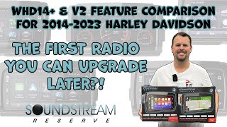 The First Radio You Can Upgrade Later Soundstream Whd14 U0026 V2 Harley Davidson Radio Comparison