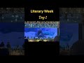 Literary Week Day 1 (Medical School Edition)