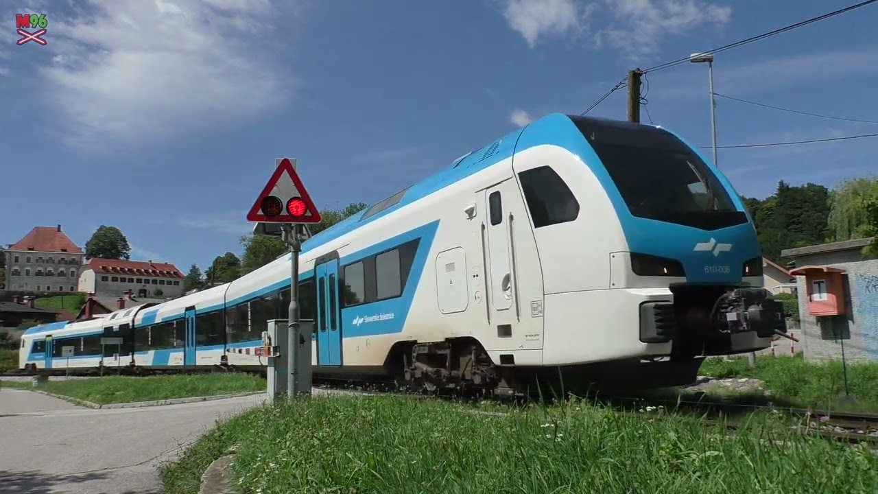 Železniški prehod Kamnik mesto #2 (SLO) - 4.8.2025 / Žel. přejezd / Slovenian railroad crossing