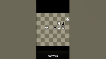 Mate in Two - Daily Chess Puzzle - No. 84 - #chess #puzzle #checkmate #shorts #0_algo_chess