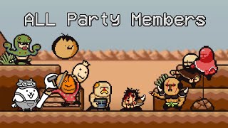 LISA: Brad Has a Pain - All Party Member Locations