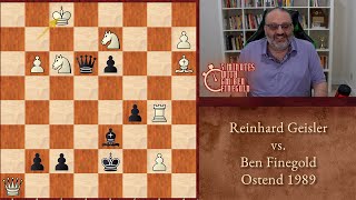 Thumbnail for 5 Minutes with Ben: Reinhard Geisler vs Ben Finegold, Ostend 1989