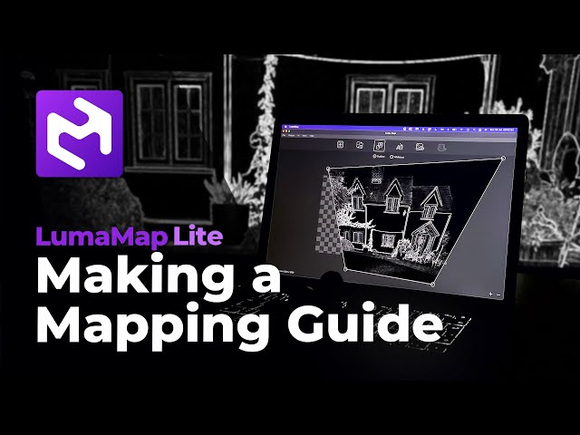 Make a Mapping Guide for House Projection - LumaMap Lite Tutorial class=