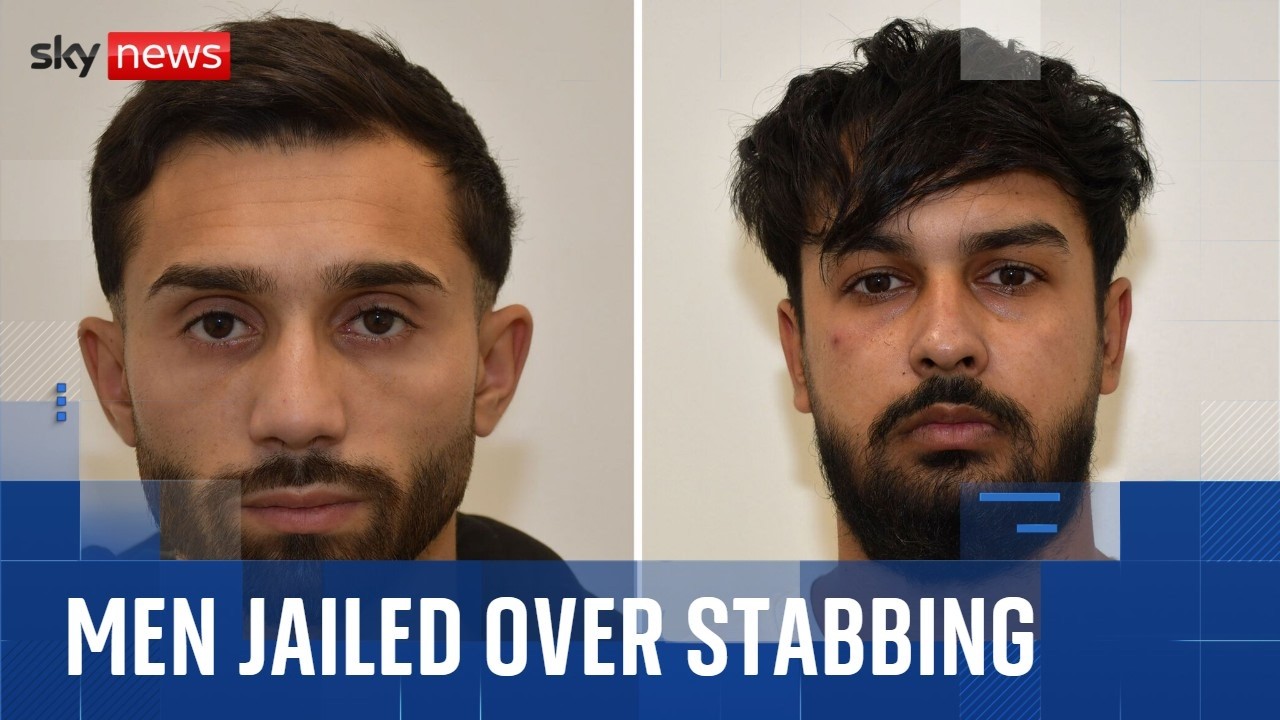 Two men jailed for stabbing TV presenter on street