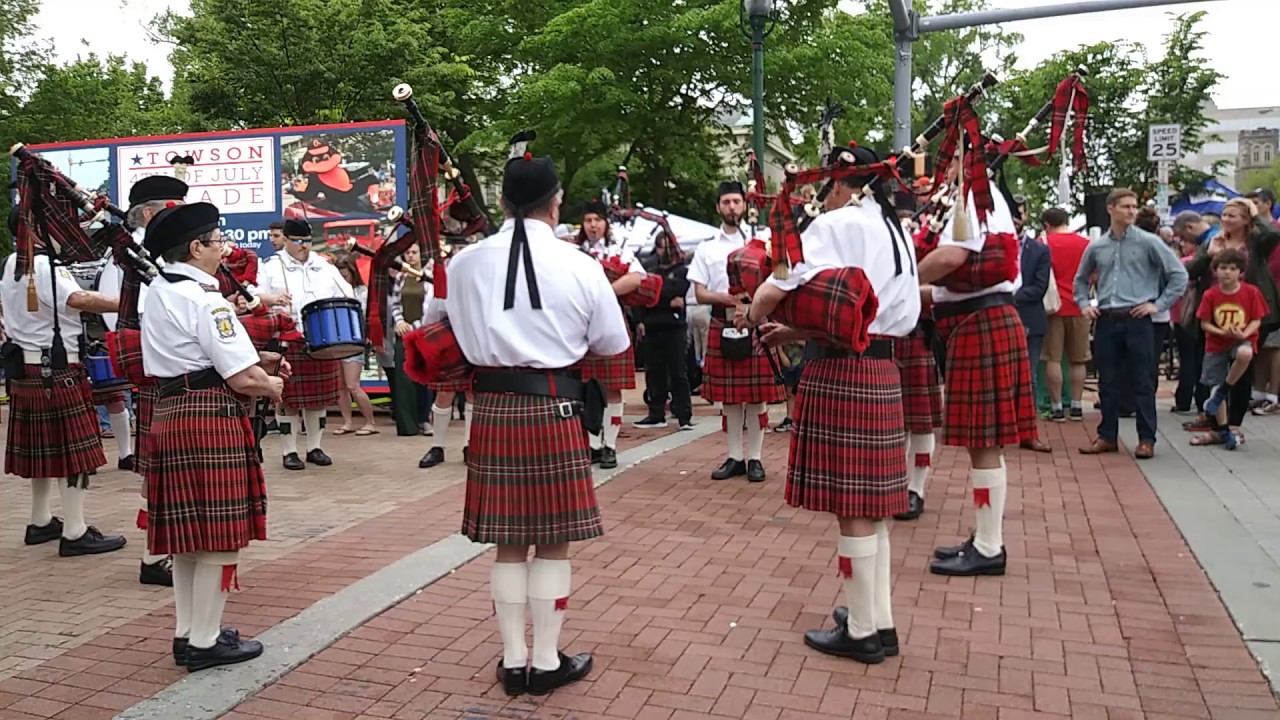 Scottish Bagpipes at Towsontowne Spring Festival 2019 YouTube