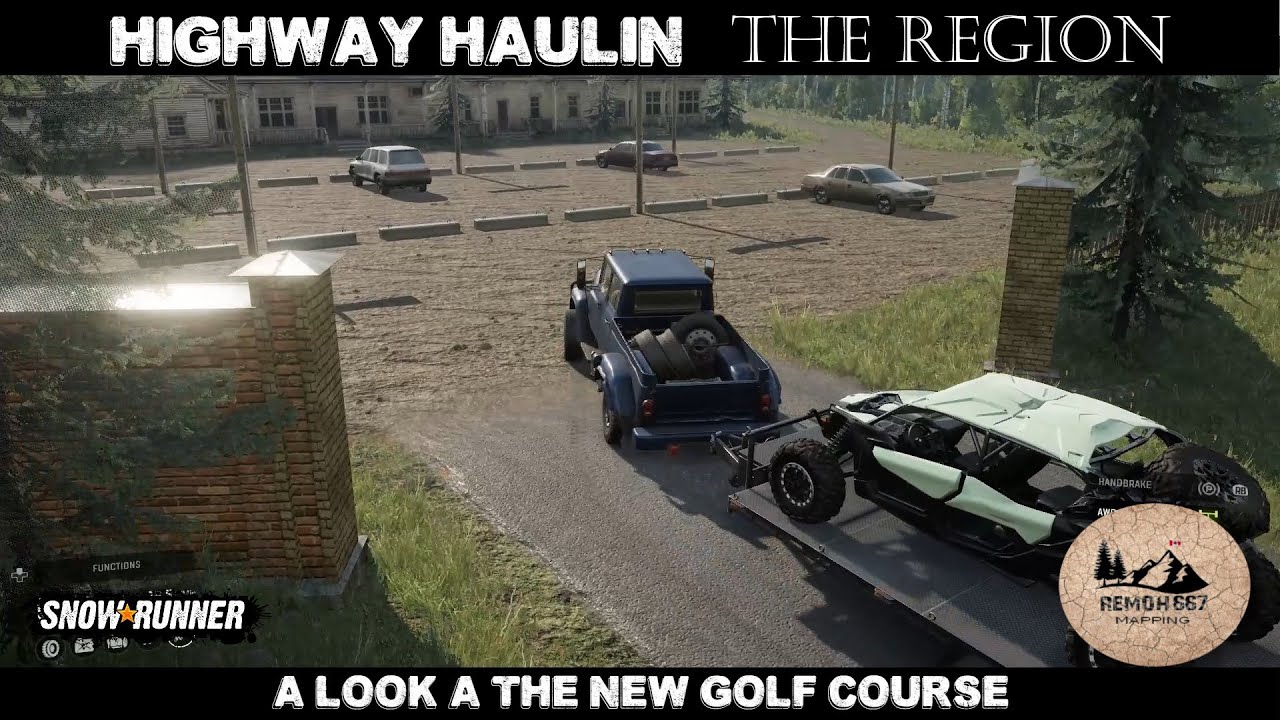 Snowrunner - Remoh667 Mod Map New Golf Course - Highway Haulin Map 3 ...