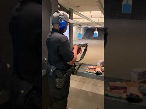 Remington 870 Pump Action Shotgun In Action