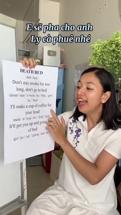 Death Bed - còn ai nhớ bài này ko? 😄 Học tiếng Anh qua bài hát.  Ms Thuỷ KISS English