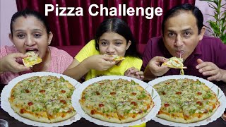 Pizza Challenge With Dad &amp; Mom ।। HomeMade yummy Pizza🍕😋@Mero Nepali Kitchen
