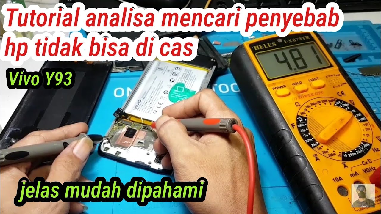 hp vivo smartphone y93 tidak bisa mengisi daya tidak bisa dicas di charger not charging Ayub service