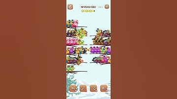 bird sort 2 color puzzle solution niveau 523 #games #gaming #puzzle #puzzlegame #androidgames