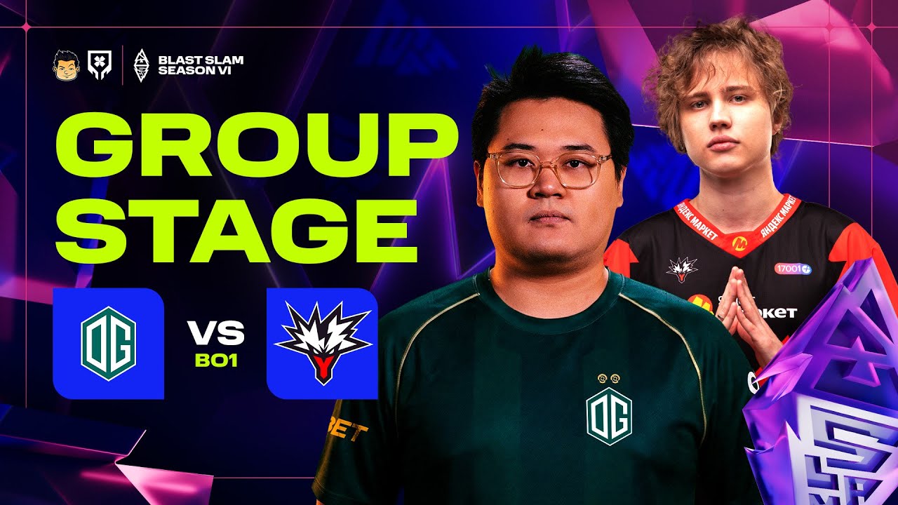Full Game: OG vs Team Yandex - Game 1 (BO1) | Blast Slam VI 2026 Group Stage