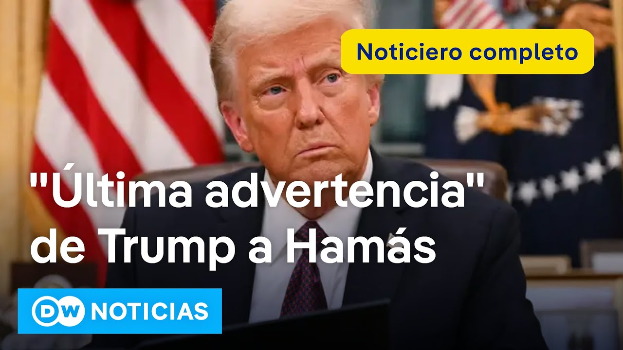 🔴 DW Noticias 7 de septiembre: Trump advierte a Hamás por los rehenes y amenaza con consecuencias