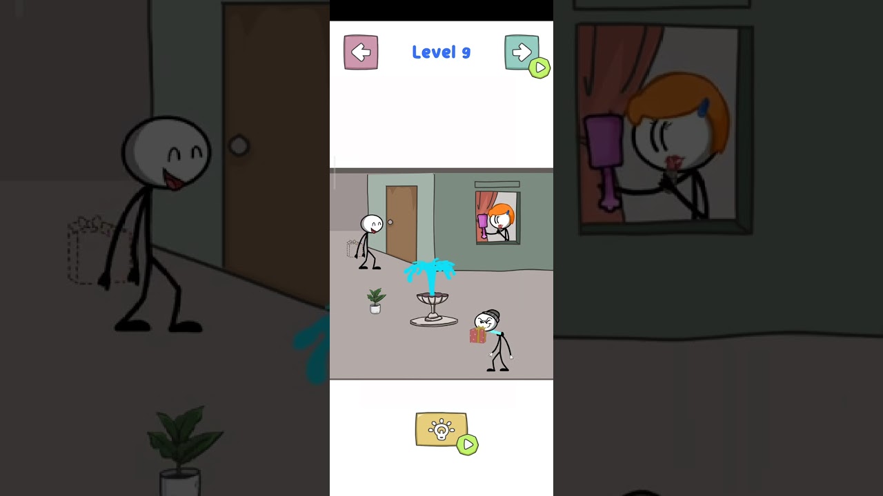 Stickman puzzle : Thief Troll Game.. #challenge #youtubeshorts #gameplay