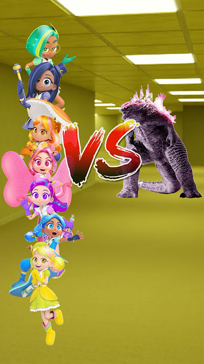 Rainbow Bubblegem VS Godzilla #shorts #rainbowbubblegem #godzilla