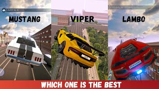 Ramp Jump😱😱 - Mustang, Viper and Lamborgni Edition🔥 | Tuning Club Online | screenshot 5