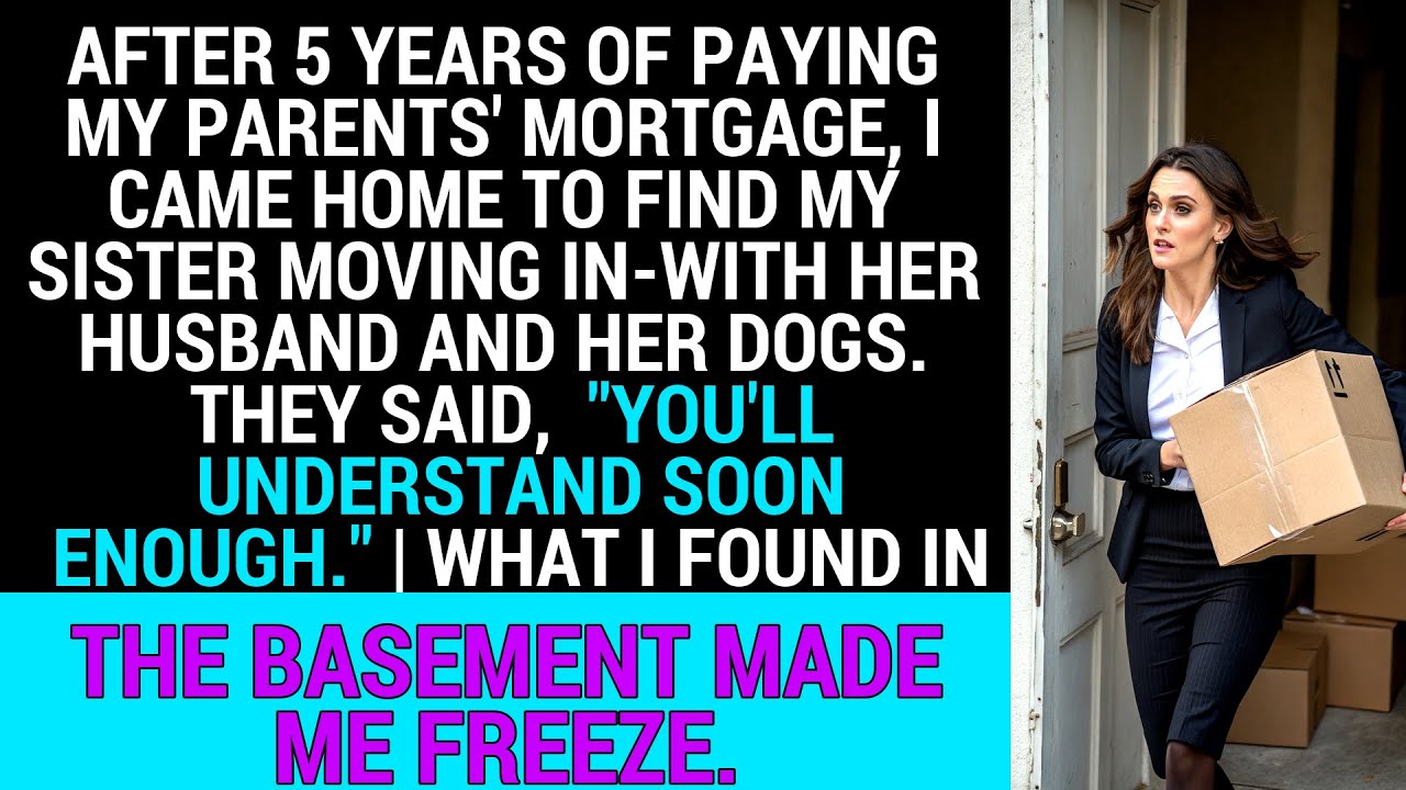 После 5 лет выплат ипотеки моя сестра переехала ко мне. И тут я нашёл кое-что в подвале.