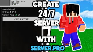 How To Create A 247 Mcpe Server Server.pro For Mcpe