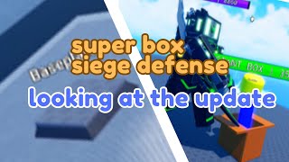 THE NEW SUPER BOX SIEGE DEFENSE UPDATE IS AMAZING!!!!!!