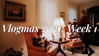 Decorating for Christmas and new hair reveal! Vlogmas 2021: Week 1