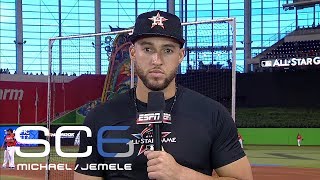 Houston astros' george springer joins the six to talk about declining
an invitation 2017 home run derby, power surge around baseball, his
contribu...