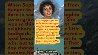 When Sophia Loren Rose From Hunger To Hollywood