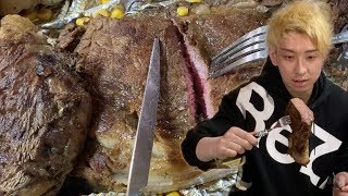 【いきなりステーキ】総重量4kgの3万越えの肉塊を大食いしたら幸せすぎたww