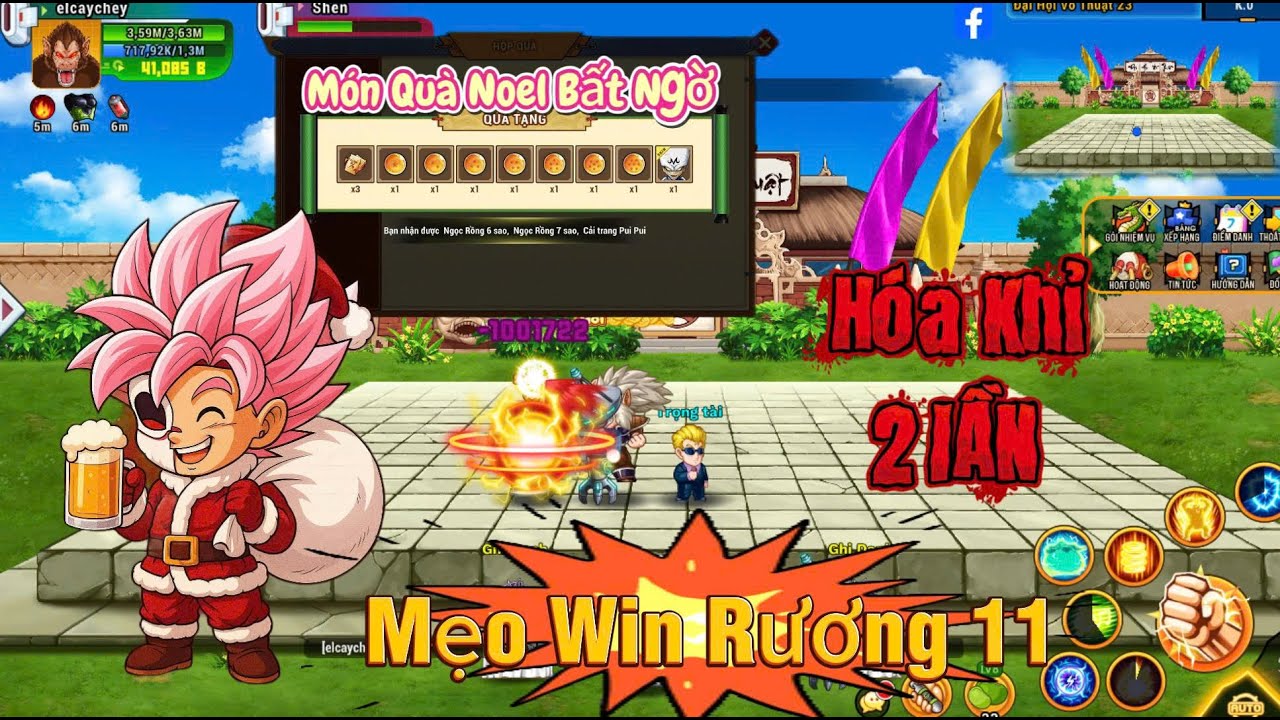 Ngọc Rồng Awaken - Mẹo Biến Khỉ Liên Tục Win Rương 11