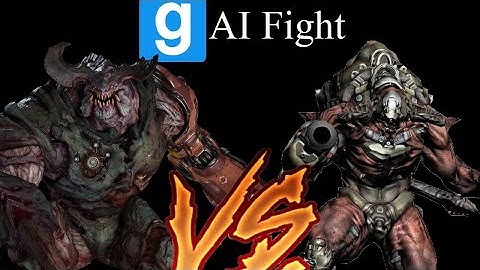GMOD AI FIGHT #3 Cyber Demon Showdown