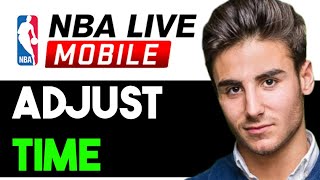 HOW TO ADJUST TIME IN NBA LIVE MOBILE 2024! (FULL GUIDE)