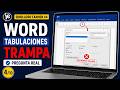👉 Tabulaciones Word: tipos y error típico en examen de oposiciones 【4/10】