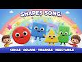 Shapes Song for Kids 🎶 | Learn Circle Square Triangle Rectangle | Fun Nursery Rhyme