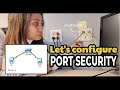 Cisco port security at work  commands and tutorial for beginners packet tracer