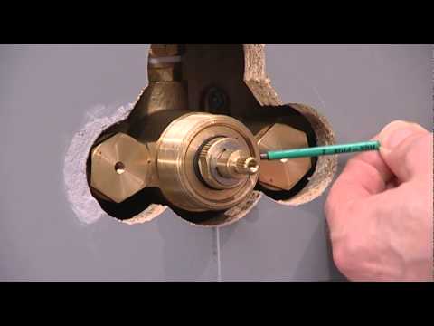 Concealed shower valve - Thermostatic cartridge (brass): maintenance, replacement and calibration