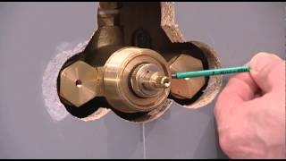 Concealed shower valve - Thermostatic cartridge (brass): maintenance, replacement and calibration