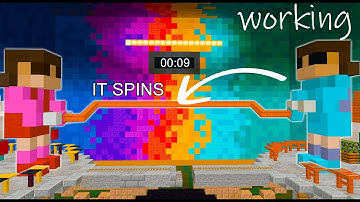 Mincraft how to make (squid game) working deadly jump rope