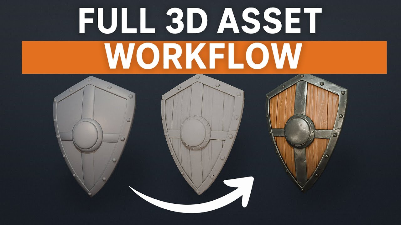 Full Asset Creation Workflow For Game Models - YouTube