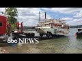 Coast Guard raises ill-fated duck tour boat from the bottom of the lake