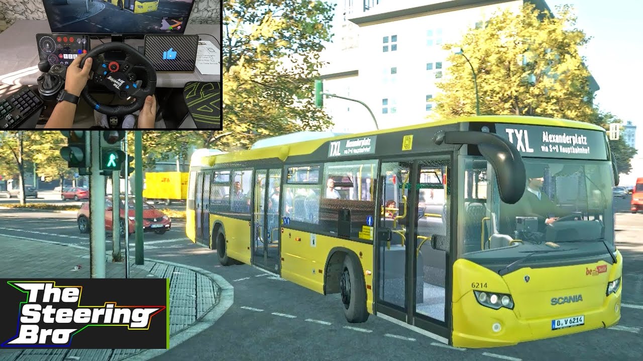 The BUS - Scania Citywide Line TXL - Unreal Engine 5 | G29 Steering Wheel & Gear Shifter Gameplay